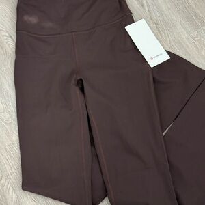 Lululemon espresso groove highrise flare pant nulu